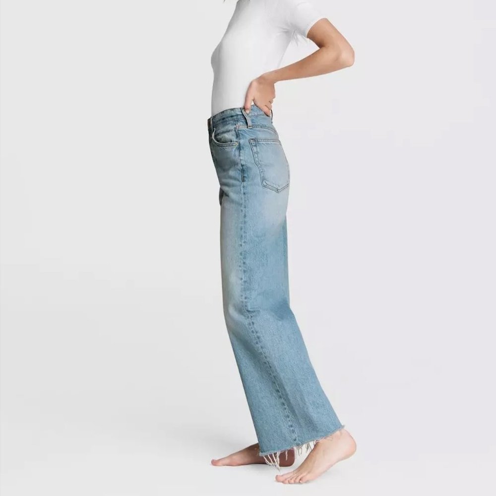 Rag & Bone - Maya high rise wide leg jeans - Size 26 - Light Wash
